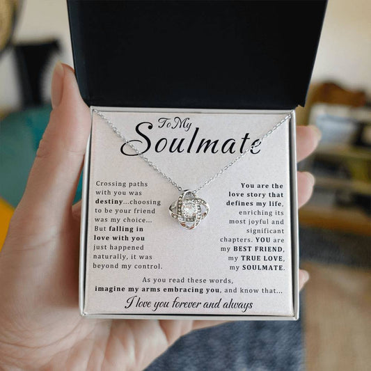[ALMOST SOLD OUT] To My Soulmate - Crossing Paths - Love Knot Necklace