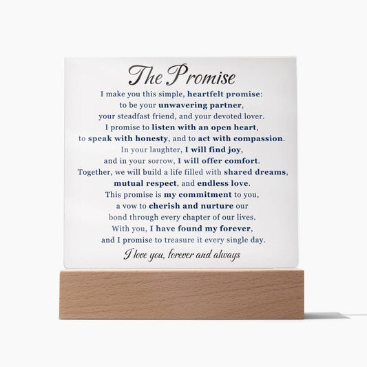 [ALMOST SOLD OUT] The Promise - Acrylic Plaque