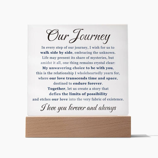 [VALENTINES DAY EXCLUSIVE] To My Soulmate - Our Journey - Acrylic Square