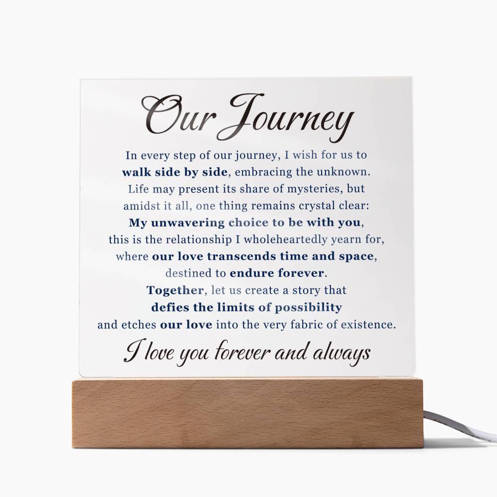 [VALENTINES DAY EXCLUSIVE] To My Soulmate - Our Journey - Acrylic Square